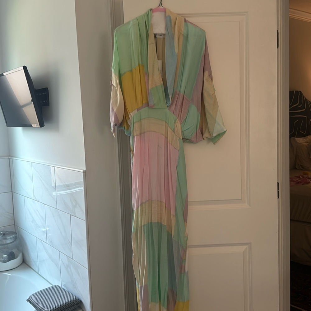 NWT SWF dress with plunging neckline